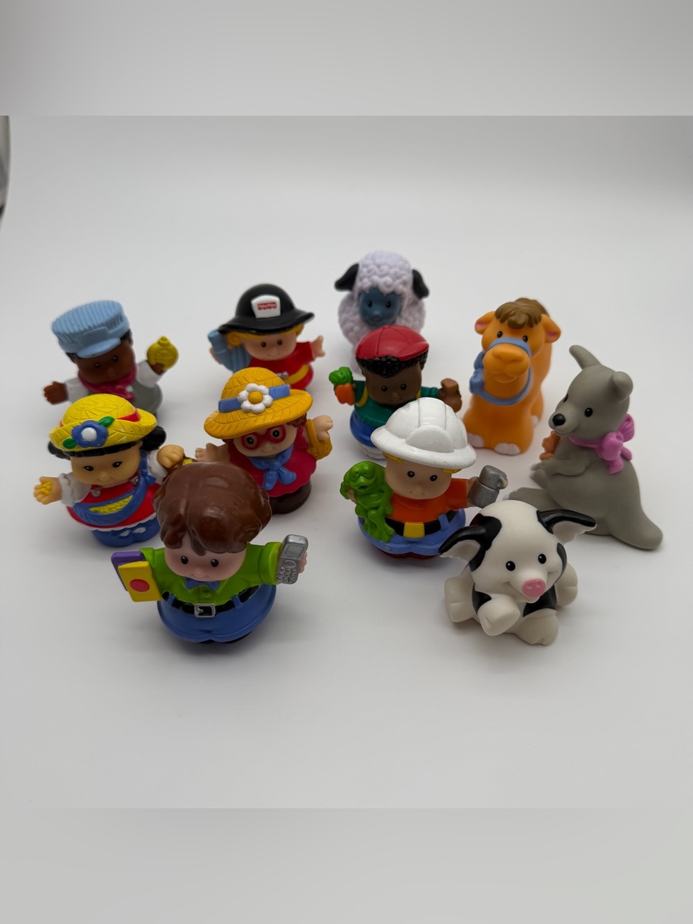 Fisher Price Little People Mixed Lot Of 11 Early 2000s And Modern FLAWS
